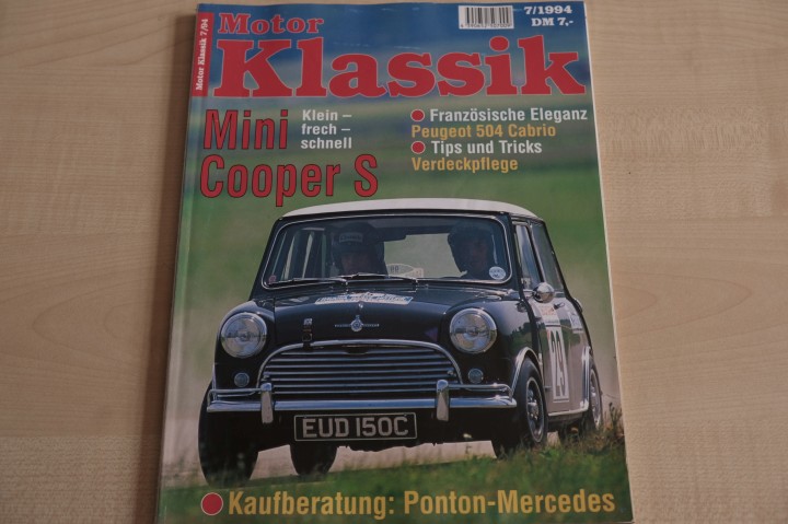Deckblatt Motor Klassik (07/1994)